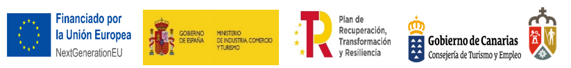 Financiado por la Unión Europea, Gobierno de España, Plan de Recuperación y Gobierno de Canarias